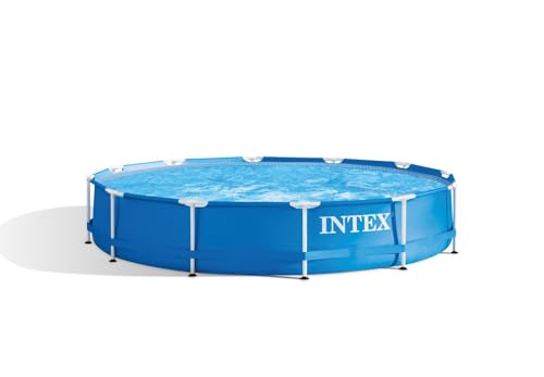 Intex Metal Frame Pool - Aufstellpool - Ø 366 x 76 cm - Mit Filteranlage - 12V Intex Metal Frame Pool - Aufstellpool - Ø 366 x 76 cm - Mit Filteranlage - 12V von Intex