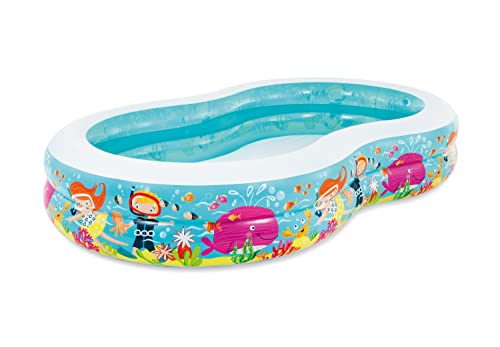 Intex - Pool Laguna, 262 x 160 x 46 cm, Mehrfarbig, 56490NP von Intex