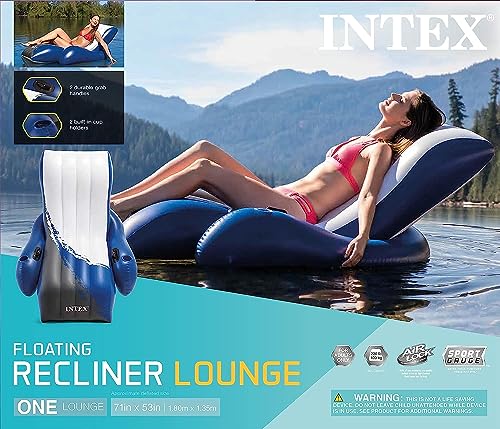 Intex Sitz Lounge gesch wungen mit lehne von Intex