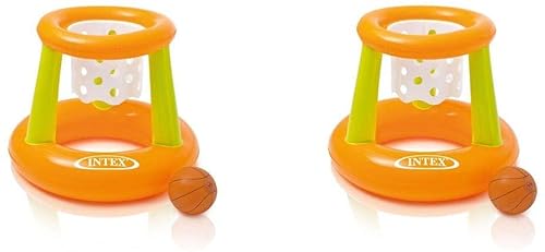 Intex Wasserspiel Floating Hoops, Mehrfarbig, 67 x 55 cm 2 St?ck von Intex