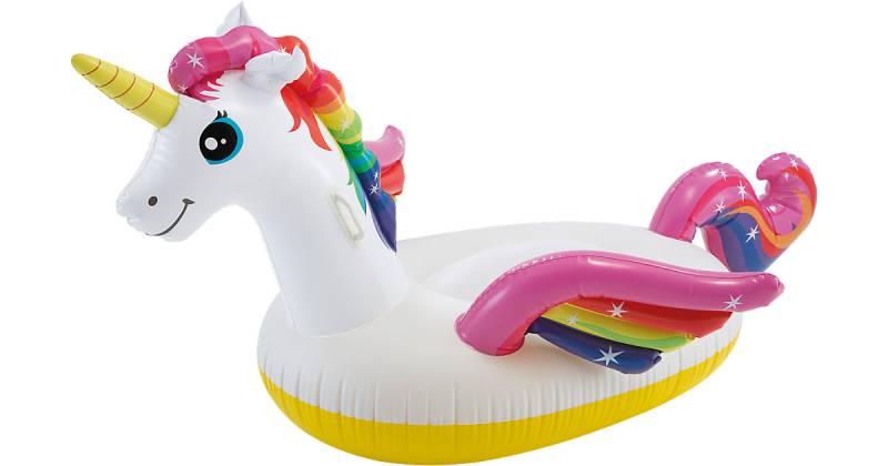 Schwimmtier RideOn Einhorn, 201 x 140 x 97 cm bunt von Intex