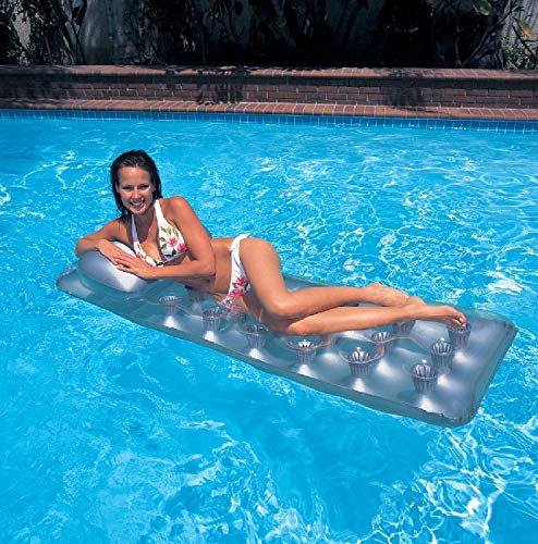 Intex Solarmatratze Luftmatratze Solar Matratze mit Kopfkissen für Pool Meer von Intex