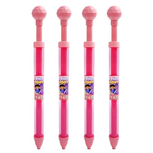 Introti Feuerwerk Wassersprühspielzeug für Outdoor, Strand, Sommer, Schwimmen (4 Stück, Rosa) von Introti