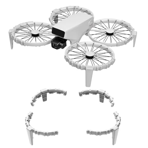 Introti Für DJI Flip Drohne Propeller Guard Cover - Leichter TPU Anti-Kollisionsring & Schnellverschluss Stoßstangenschutz für erhöhte Sicherheit - Vollständiges Surround-Drohnenzubehör Introti Für DJI Flip Drohne Propeller Guard Cover - Leichter TPU Anti-Kollisionsring & Schnellverschluss Stoßstangenschutz für erhöhte Sicherheit - Vollständiges Surround-Drohnenzubehör von Introti