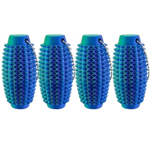 Introti Stim for Autistic Adults Hard Spiky Sensory (Blau) von Introti