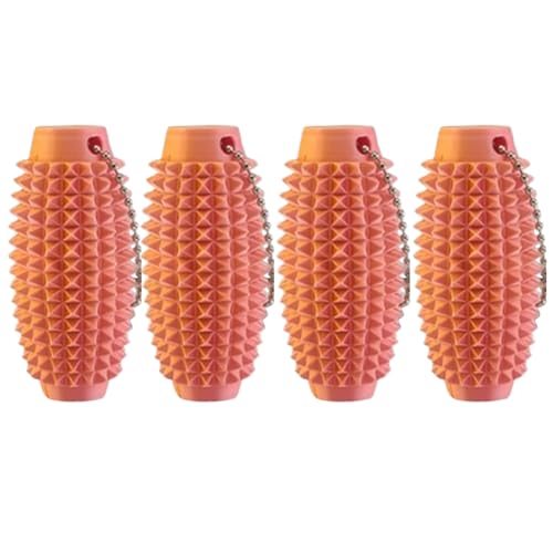 Introti Stim for Autistic Adults Hard Spiky Sensory (Orange) von Introti