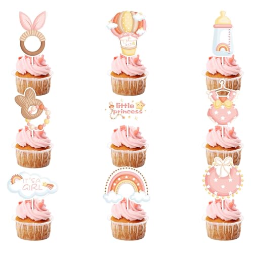 36 Stück Its a Girl Tortendeko Babyparty, Rosa CupcakeTopper Baby Girl, It's a Girl Kuchendekoratio, Gender Reveal Party Deko, Baby Shower Muffin Deko, für Taufe Shower, Mädchen Geburtstag Party 36 Stück Its a Girl Tortendeko Babyparty, Rosa CupcakeTopper Baby Girl, It's a Girl Kuchendekoratio, Gender Reveal Party Deko, Baby Shower Muffin Deko, für Taufe Shower, Mädchen Geburtstag Party von Invasye