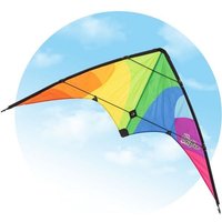 Ecoline 102167 - Ecoline: Drifter Rainbow, 80x160cm, Drachen/Lenkdrachen von Invento