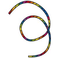INVENTO 126441 HQ Tube Tail Rainbow Spiral 6 m INVENTO 126441 HQ Tube Tail Rainbow Spiral 6 m von Invento