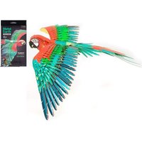 Invento 502826 - Metal Earth Iconx: Premium Series Parrot, 3D-Bausatz 87 Teile, Multi-Colour Edition von Invento