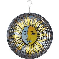 Kinetic Art 110265 - Kinetic Art: Metal Hanging Wind Spinner, Metall Windspiel, 30x38cm, 3D Sun & Moon Kinetic Art 110265 - Kinetic Art: Metal Hanging Wind Spinner, Metall Windspiel, 30x38cm, 3D Sun & Moon von Invento
