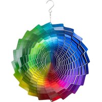 Kinetic Art: Metal Hanging Wind Spinner: 3D Rainbow Fountain Kinetic Art: Metal Hanging Wind Spinner: 3D Rainbow Fountain von Invento