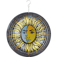 Kinetic Art: Metal Hanging Wind Spinner: 3D Sun & Moon Kinetic Art: Metal Hanging Wind Spinner: 3D Sun & Moon von Invento