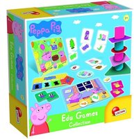 Lisciani 301013 - Peppa Pig, Die Lernspiel-Sammlung, 10 pädagogische Spiele, Montessori-Linie, Spiele zum Lernen von Invento