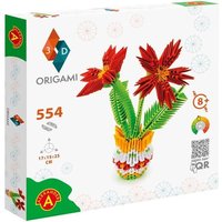 ORIGAMI 3D 501829 - ORIGAMI Topfblume, Papierfaltkunst von Invento