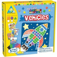 Orb Factory 620706 - My First Sticky Mosaics Vehicles, Mosaik Fahrzeuge von Invento