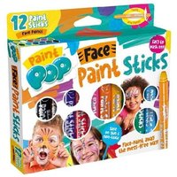 Paint Pop 362204 - Paint Pop: Face Paint Sticks 12-Pack, Gesichtsmalfarben, Schminkstifte Paint Pop 362204 - Paint Pop: Face Paint Sticks 12-Pack, Gesichtsmalfarben, Schminkstifte von Invento