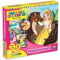 Sticky Mosaics 620890 - Sticky Mosaics, Prinzessinnen, Klebebilder Bastelset von Invento