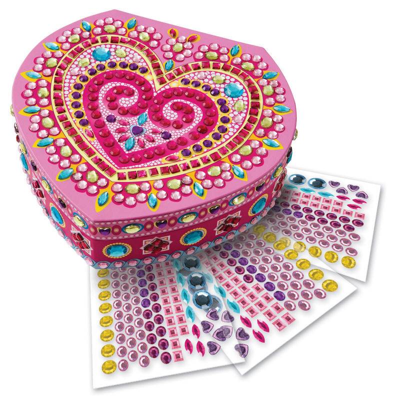 Sticky Mosaics Box "Herz", Bastelset von InVento Sticky Mosaics®