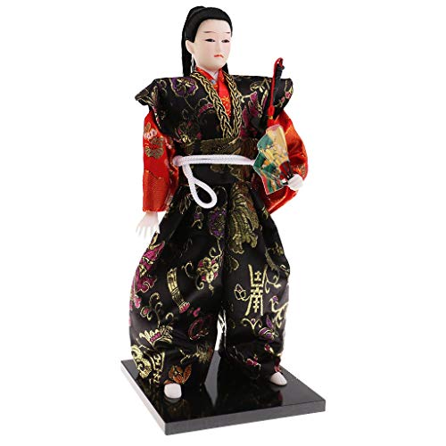Inzopo Japanische Samurai-Puppe, Ornamente für Kinder, Geschenk, Heimdekoration, 30 cm, #3 von Inzopo