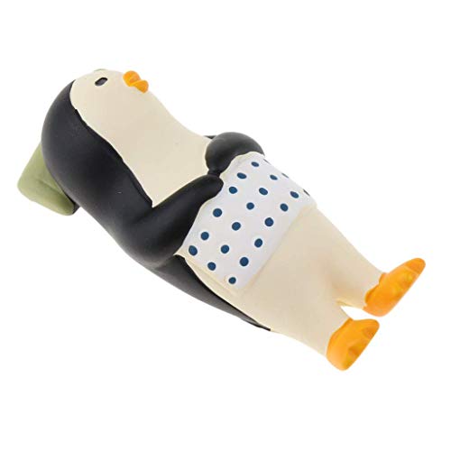 Inzopo Miniatur Harz Tier Spielzeug für Desktop Home Auto Kuchen Dekoration Ornament - Pinguin, wie beschrieben Pinguin - von Inzopo