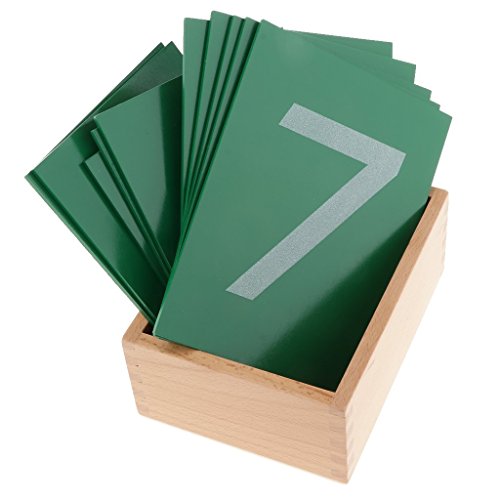Inzopo Montessori Mathematics Holzkiste mit Schleifpapier-Zahlen für Kinder von 0-9 Jahren Inzopo Montessori Mathematics Holzkiste mit Schleifpapier-Zahlen für Kinder von 0-9 Jahren von Inzopo