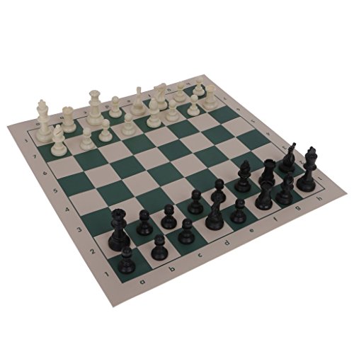 Inzopo Tragbares Reiseschach-Set, aufrollbare Matte in röhrenförmiger Box, Schultergurt, mehrfarbig, Größe S Inzopo Tragbares Reiseschach-Set, aufrollbare Matte in röhrenförmiger Box, Schultergurt, mehrfarbig, Größe S von Inzopo