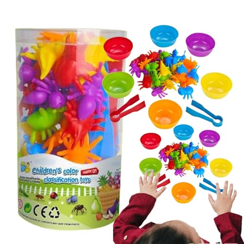 Counting Animal Toys, Educational Math Games, Versatile Learning Activities, Color Sorting Games with Sturdy Materials for Toddler and Preschoolers, 6.69x3.54x3.54 Inches Counting Animal Toys, Educational Math Games, Versatile Learning Activities, Color Sorting Games with Sturdy Materials for Toddler and Preschoolers, 6.69x3.54x3.54 Inches von Iouyjiu