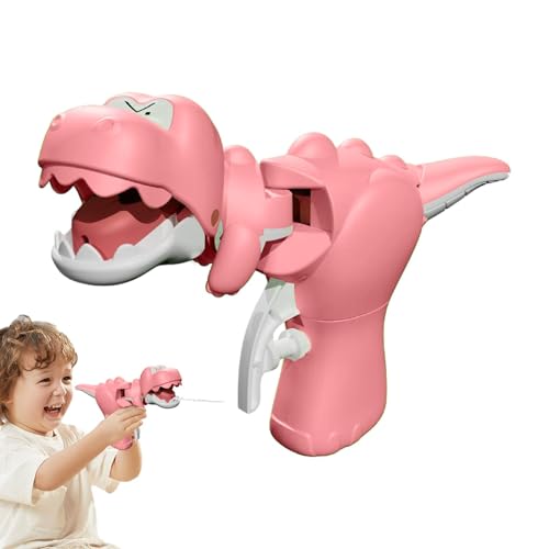 Dinosaur Water Squirt Toy, Outdoor Water Blasters, Easy Grip, Long-Range Soaker 2 Pack, Pool Play, Backyard Fun, for Pool Games Battles, and Beach Plays, 16x4x12cm Green Pink von Iouyjiu