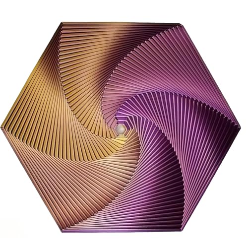 Fidget Hexagon, 3D Geometric Fidgets Toy, Stress Relief Toys, Hexagon Fidget Coasters for Adults with Sensory Needs, Entspannung, 5,71 x 5,71 Zoll Fidget Hexagon, 3D Geometric Fidgets Toy, Stress Relief Toys, Hexagon Fidget Coasters for Adults with Sensory Needs, Entspannung, 5,71 x 5,71 Zoll von Iouyjiu