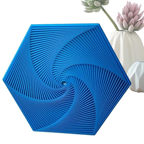 Fidget Hexagon, 3D Geometric Fidgets Toy, Stress Relief Toys, Hexagon Fidget Coasters for Adults with Sensory Needs, Entspannung, 5,71 x 5,71 Zoll Fidget Hexagon, 3D Geometric Fidgets Toy, Stress Relief Toys, Hexagon Fidget Coasters for Adults with Sensory Needs, Entspannung, 5,71 x 5,71 Zoll von Iouyjiu