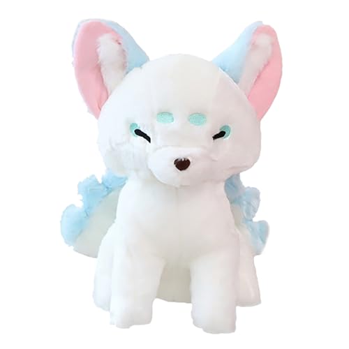 Fox Plush Toy, niedliches Nine-Tailed Cartoon Tierpuppe, weich, exquisit, stuffed Fox Plüsch, Ideal für bequeme Cuddling, Weihnachten, Valentinstag, Easter, Birthday Presents Kids Erwachsene, 38 cm von Iouyjiu