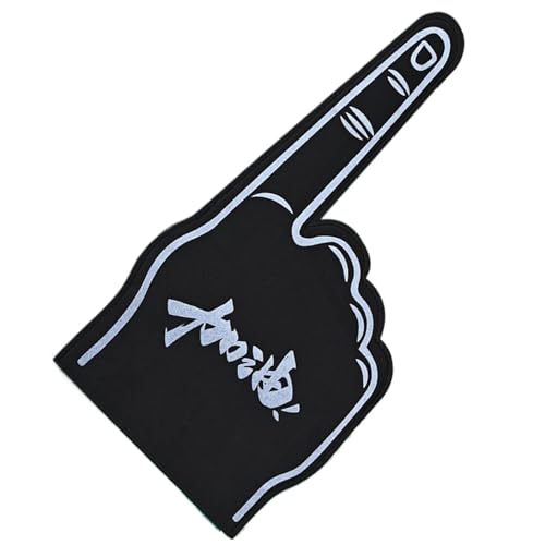 Giant Foam Finger, Oversized Cheering Hand, Soft Lightweight Design, Comfortable Grip, for Sports Events, Parties, Celebrations, 9.06x18.11 inches Multicolor Giant Foam Finger, Oversized Cheering Hand, Soft Lightweight Design, Comfortable Grip, for Sports Events, Parties, Celebrations, 9.06x18.11 inches Multicolor von Iouyjiu