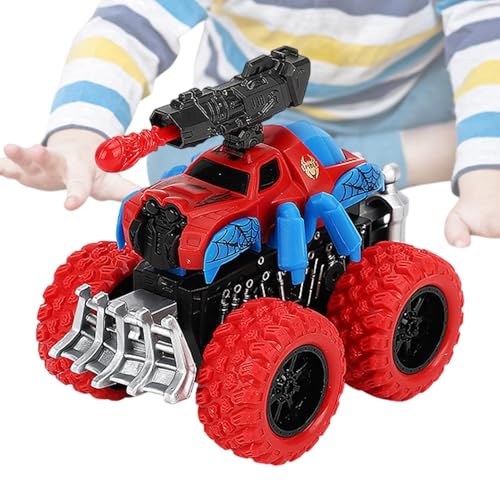 Inertia Toy Car, Racing Pull Back, Sturdy and Portable Design, Trucks Vehicle Toy with with Rounded Edges and Non Toxic Materials for Kids, 4.72x3.54x3.54 Inches von Iouyjiu