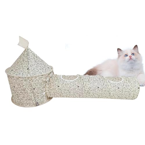 Interactive Cat Tunnel Tube, Folding Bunny Tent and Playhouse, Pet Tunnel, Comes in Various Vibrant Colors and Sizes for Small Animals, Indoor and Outdoor Use, 17.72x12.4 inches Interactive Cat Tunnel Tube, Folding Bunny Tent and Playhouse, Pet Tunnel, Comes in Various Vibrant Colors and Sizes for Small Animals, Indoor and Outdoor Use, 17.72x12.4 inches von Iouyjiu