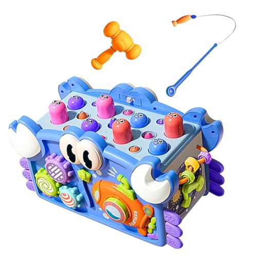 Iouyjiu Activity Cube, Early Developmental Toys, Multifunctional Learning Puzzle Toys, Interactive Toddler Piano Instruments, for Motor Skills and Sensory Plays, 10.12x6.1x5.71 Inches von Iouyjiu