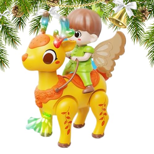 Iouyjiu Baby Crawling Toy - Walking Toy mit Musik und Lichtern | Pädagogische sensorische Aktivitäten für Bodenspiel, Krabbeln und Wanderentwicklung, Innenspaß von Iouyjiu