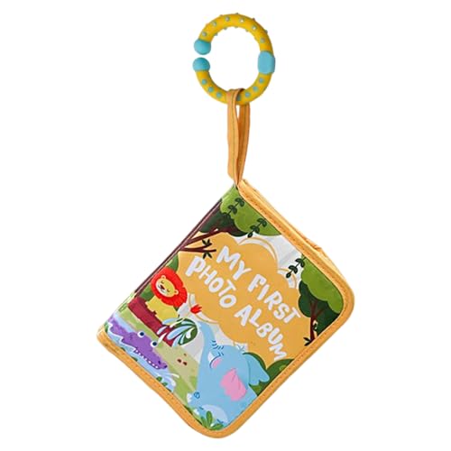 Iouyjiu Baby-Fotoalben | weiches Album für Babys erstes Jahr | Gedenkbuch mit sicherem Spiegel, Deko für Zuhause, Wohnzimmer, Geschenk zum Geburtstag von Iouyjiu