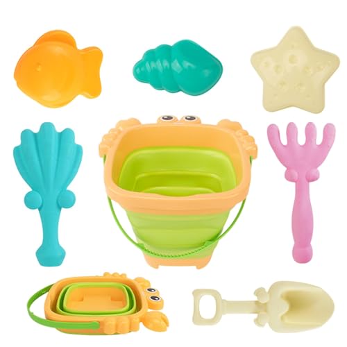 Iouyjiu Beach Sand Toy, Colorful Kids Sand Shovel, Outdoor Digging Game with Foldable Bucket and Sturdy Design for Games, Digging, Stacking, or Castle Shaping Fun, 1 Set Iouyjiu Beach Sand Toy, Colorful Kids Sand Shovel, Outdoor Digging Game with Foldable Bucket and Sturdy Design for Games, Digging, Stacking, or Castle Shaping Fun, 1 Set von Iouyjiu