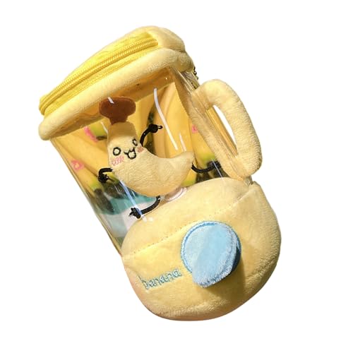 Iouyjiu Blender Toy, Plush Juicer, Pull String, interaktives Action-Design, niedlich, Sammlerdesign, ideal für Osterpräsentationen und Kinderzimmerdekoration, 8,9 x 3,54 x 6,3 cm von Iouyjiu
