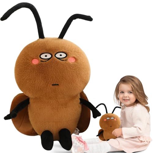 Iouyjiu Cockroach Design Stuffed Animal, Funny Plush Toys, Kids Stuffed Animals, Decorative Adorable Plushie for Kids, Indoor, Living Room, Bed Room, Fun Display, Home, Brown, White Color Iouyjiu Cockroach Design Stuffed Animal, Funny Plush Toys, Kids Stuffed Animals, Decorative Adorable Plushie for Kids, Indoor, Living Room, Bed Room, Fun Display, Home, Brown, White Color von Iouyjiu