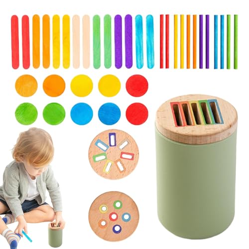 Iouyjiu Color Sorting Toy, Shape Matching Sensory Set, Bright Engaging, Hands- Learning, 48-Piece for Preschool, Early Education, for Boys and Girls, 9.2x6.2cm Multicolor Iouyjiu Color Sorting Toy, Shape Matching Sensory Set, Bright Engaging, Hands- Learning, 48-Piece for Preschool, Early Education, for Boys and Girls, 9.2x6.2cm Multicolor von Iouyjiu