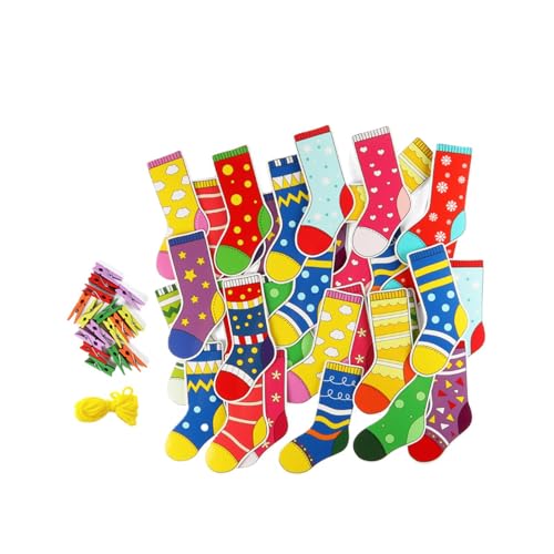 Iouyjiu Educational Matching Toys, Mitten Matching Game for Kids, Learning Aid Toy, Features a Unique Mitten Shape for Fine Motor Skills and Hand-Eye Coordination Development, 1 Set von Iouyjiu