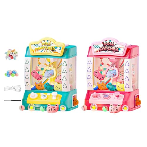 Iouyjiu Electric Claw Maschine, Lernspielzeug, buntes Spielzeug, Spielzeug für Kinder, elektronisch, Miniatur-Maschine für Kinder über 3 Jahre, 11,65 x 7,87 x 7,48 Zoll Iouyjiu Electric Claw Maschine, Lernspielzeug, buntes Spielzeug, Spielzeug für Kinder, elektronisch, Miniatur-Maschine für Kinder über 3 Jahre, 11,65 x 7,87 x 7,48 Zoll von Iouyjiu