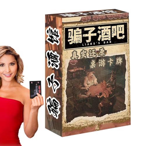 Iouyjiu Family Card Games, Fast-Paced Observation Game, Interactive Travel Activity, Hilarious Toy for College Students, Erwachsene, Freunde, Group Entertainment, 5,1 cm Iouyjiu Family Card Games, Fast-Paced Observation Game, Interactive Travel Activity, Hilarious Toy for College Students, Erwachsene, Freunde, Group Entertainment, 5,1 cm von Iouyjiu