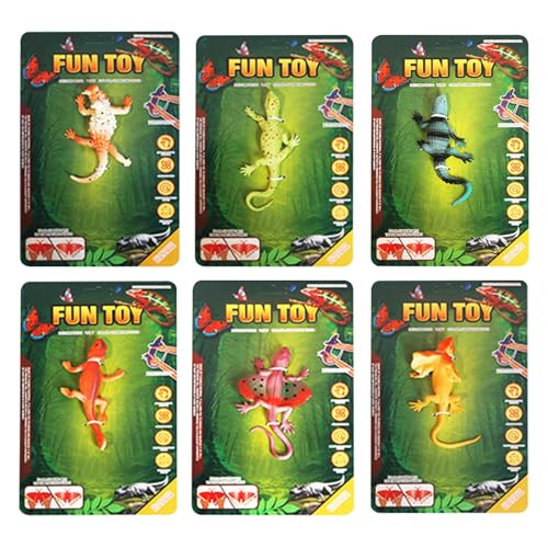 Iouyjiu Farbwechselndes Badespielzeug - 6 Echsen Figuren | Kinderparty Geschenk Tüten Füllung Für Kinder Ab 3 Jahre Experimente Geburtstag Pool von Iouyjiu