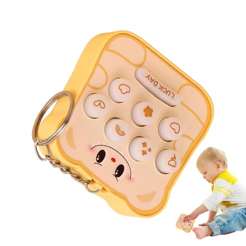 Iouyjiu Geldbörse Schlüsselanhänger Charm, Anti-Stress-Spielzeug Mit Wackeldackel, Stressabbauendes Niedliches Leuchtendes Fidget Tragbares Entspannungsaccessoire Für Zu Hause Geburtstagsbeutel von Iouyjiu