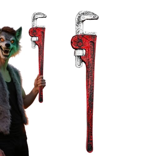 Iouyjiu Halloween Blood Wrench, Bloody Halloween Simulation Wrench, Realistic Fun Adults Party Favors Decoration, Perfect for Haunted House, Short Plays, Theater, Cosplay, 53 x 9 x 3 cm Black Red Iouyjiu Halloween Blood Wrench, Bloody Halloween Simulation Wrench, Realistic Fun Adults Party Favors Decoration, Perfect for Haunted House, Short Plays, Theater, Cosplay, 53 x 9 x 3 cm Black Red von Iouyjiu