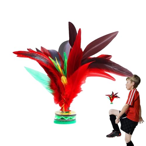 Iouyjiu Jianzi Shuttlecock Toy, Chinese Feather Kick Game, Colorful Foot Sports Toy, Lightweight Build, Indoor Outdoor Use, Fun Game for Kids, Adults, All Ages, 8.66x1.57 Inches Iouyjiu Jianzi Shuttlecock Toy, Chinese Feather Kick Game, Colorful Foot Sports Toy, Lightweight Build, Indoor Outdoor Use, Fun Game for Kids, Adults, All Ages, 8.66x1.57 Inches von Iouyjiu