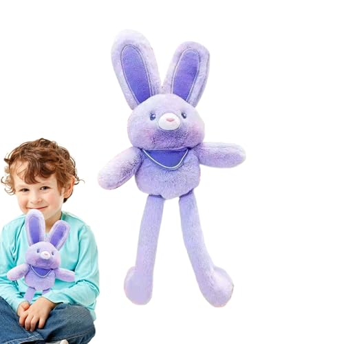 Iouyjiu Kaninchen-Plüschtier, Easter Bunny Pull-Up Toy, Soft Stuffed Animal with, Cute Easter Gift for Kids, Birthday and Holiday Decorations, 40 x 7 x 5 cm von Iouyjiu